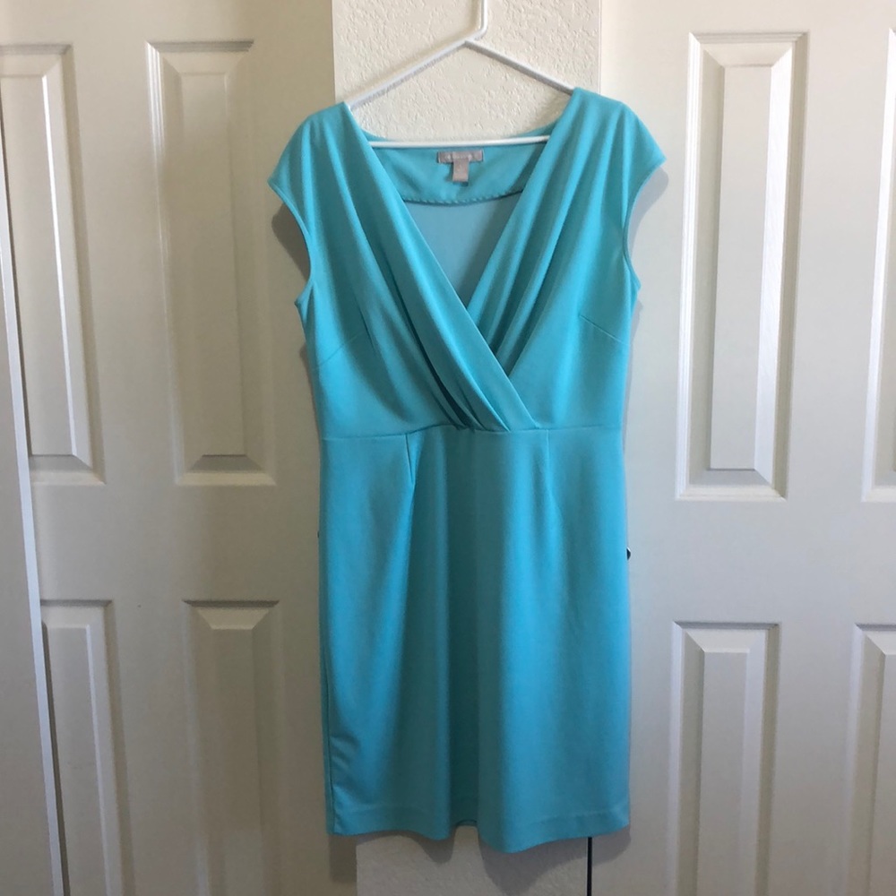 Banana Republic Aqua Dress